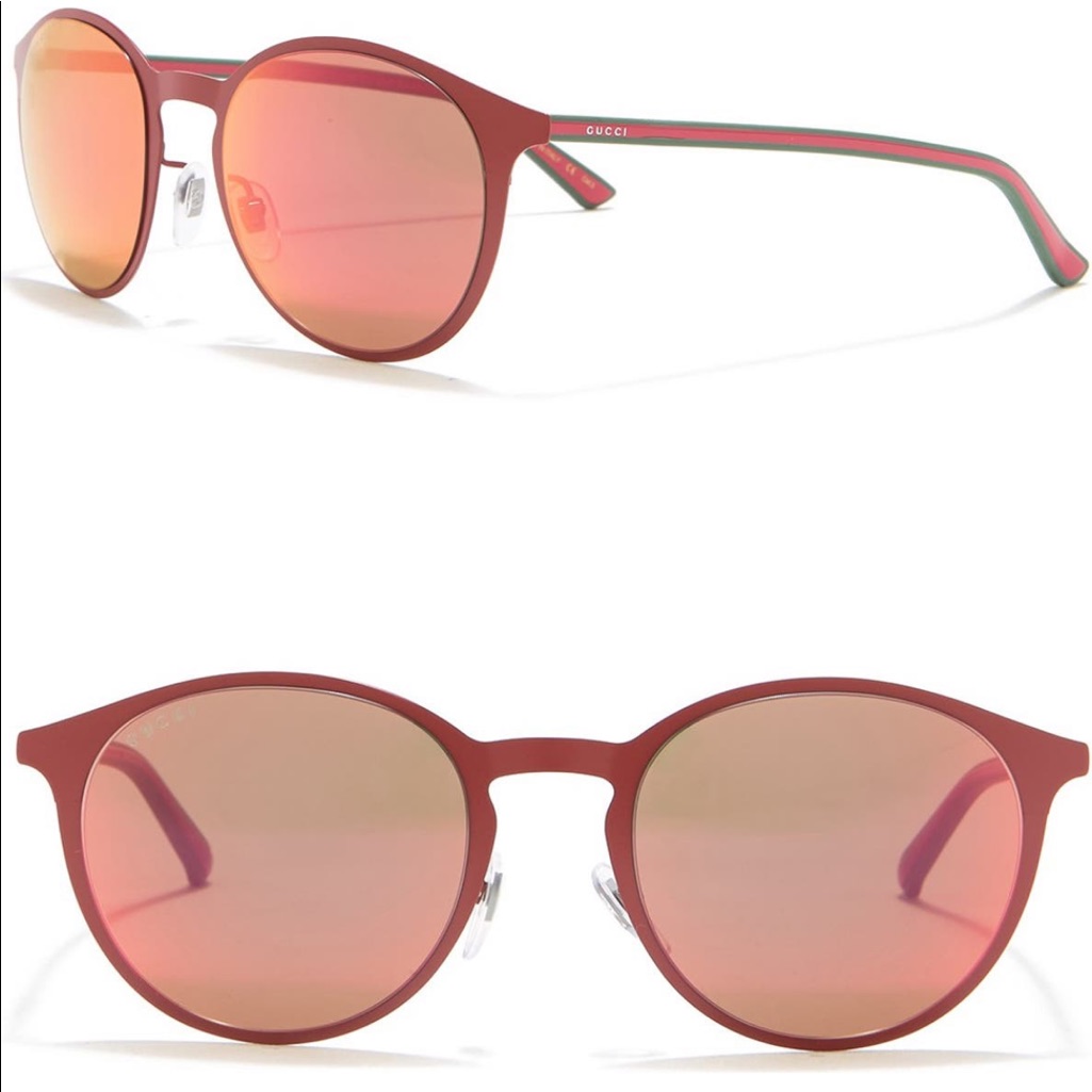 Gucci | Accessories | Gucci Nwt Auth 52 Mm Round Sunglasses  display picture 3